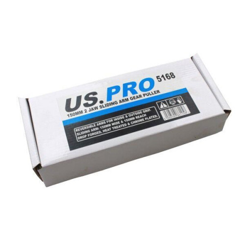 us pro US PRO Tools 150mm 2 Jaw Sliding Arm Gear Puller 5168 2
