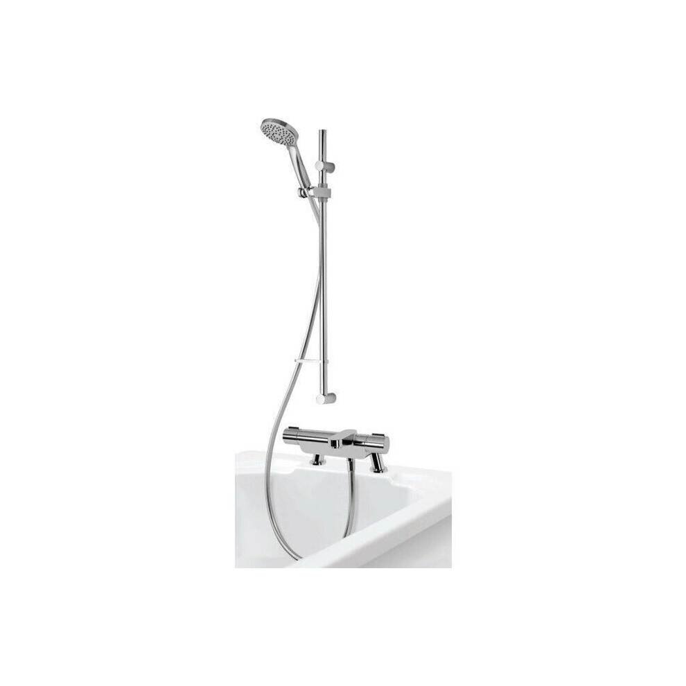 Aqualisa Midas 220 Thermostatic Exposed Bath Filler Mixer Shower Chrome Md220bsm 5023942132788