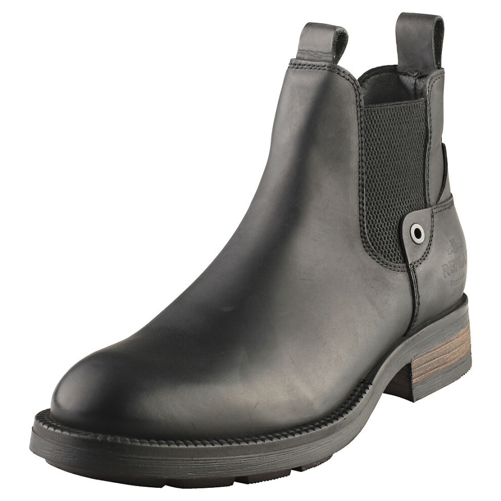 Replay Ryder Chelsea Mens Chelsea Boots in Black - Size 10 UK