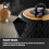 Tower Tower Empire Black Jug Kettle, 4 Slice Toaster, Bread bin, Canisters, Mug Tree & Towel Pole 12