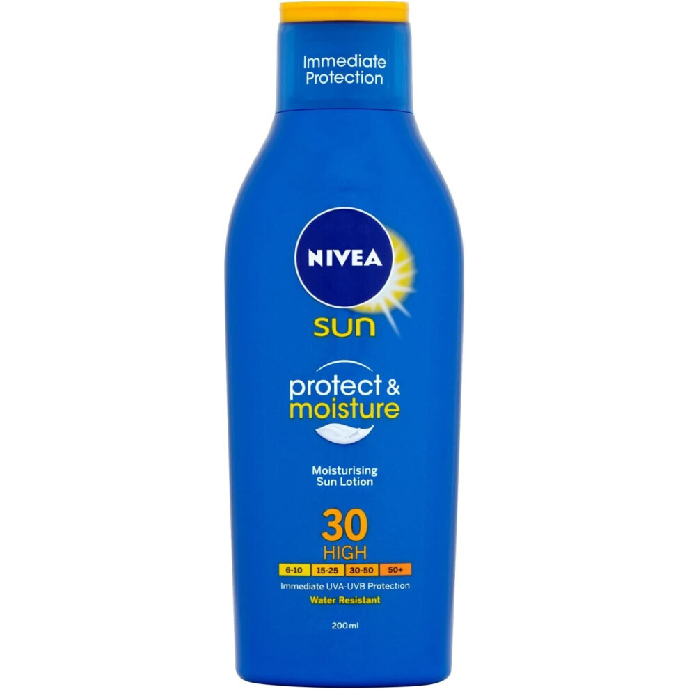 Nivea Sun Protect & Moisture Lotion SPF30 Vitamin E & Water Resistant - 200ml