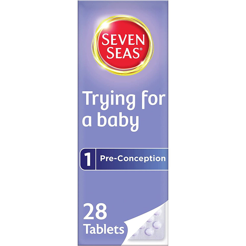 Seven Seas Proberen Voor Een Baby Conceptie Vitamines Met Foliumzuur - 28 Tabletten-image