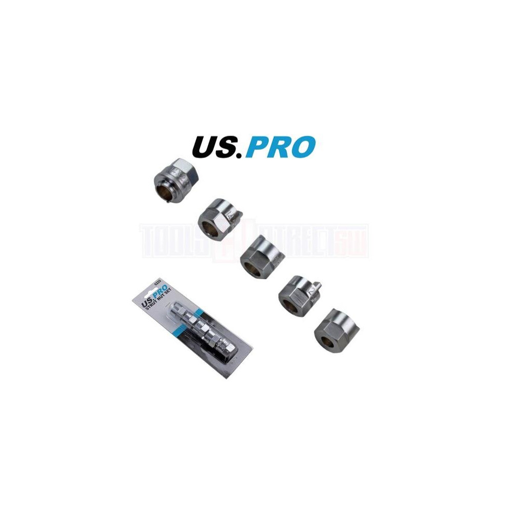 US PRO Tools 5pc Strut Nut Tool Set AUDI VW Mercedes Suspension Refit Tools 6220