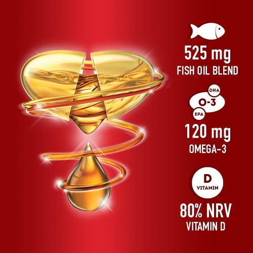Seven Seas Seven Seas Omega3 Fish Oil Plus Cod Liver Oil One A Day Capsules - Πακέτο των 120 2