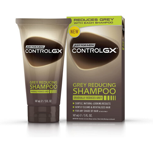 Just For Men Just For Men Control GX Grijs verminderende shampoo voor grijs haar 147 ml