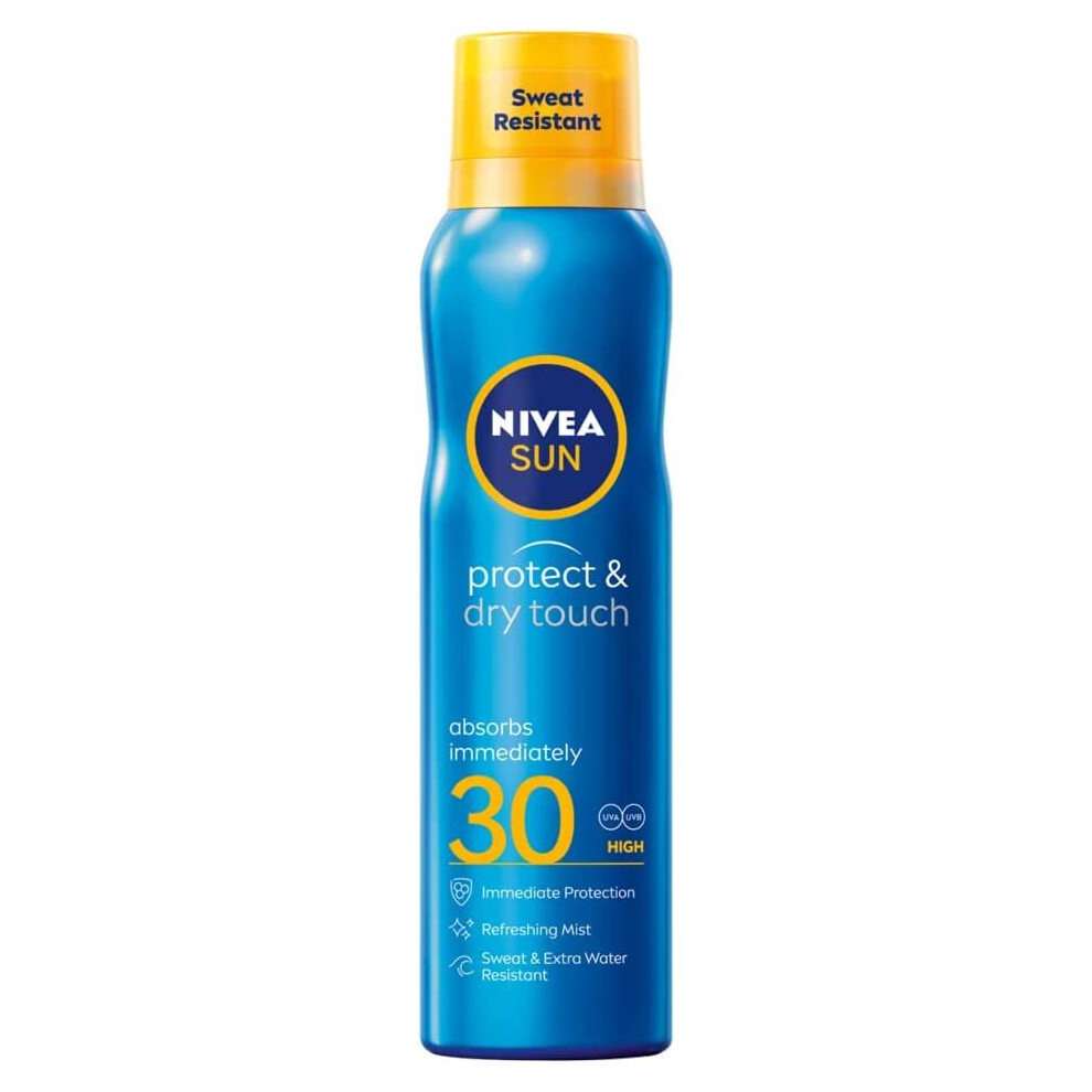 NIVEA Sun Protect & Dry Touch Refreshing Sunscreen Mist SPF30 - 200ml