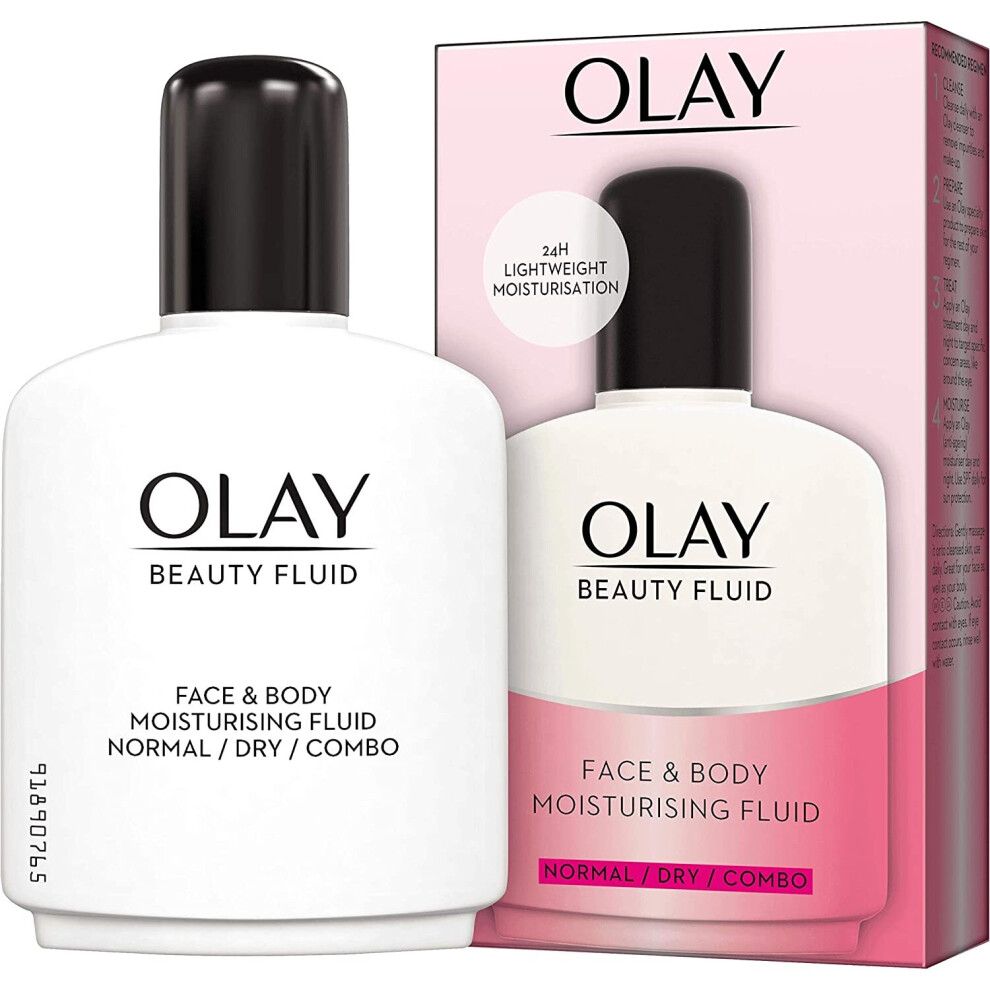 Olay Classic Beauty Fluid Face & Body Moisturiser Limited Edition - 200ml