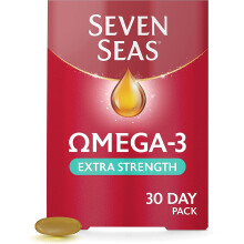 Seven Seas Omega 3 Fish Oil Extra Strength with Vitamin D - 30 Capsules