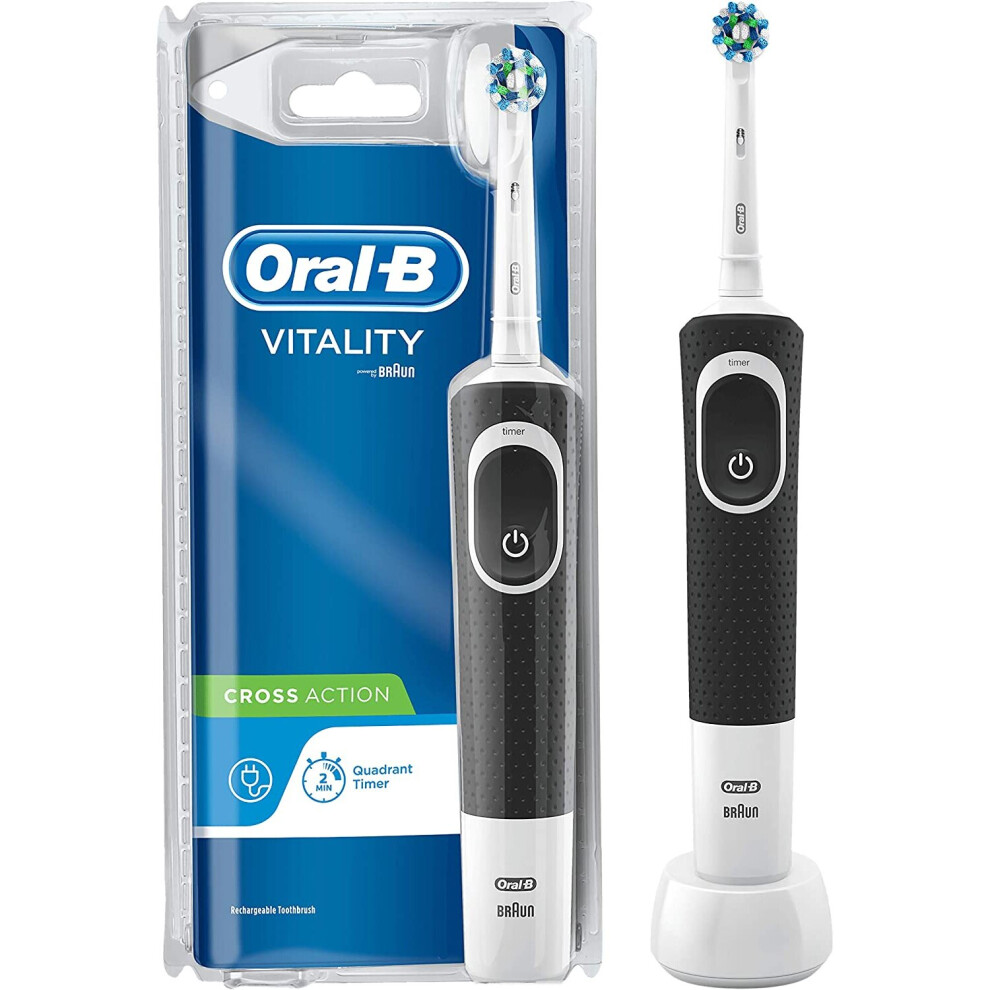 Oral-B Vitality CrossAction Electric Toothbrush 1 Handle 1 Cross Action Head