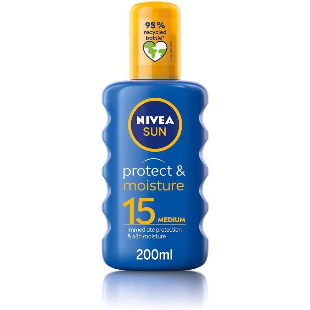 Nivea Sun Protect & Moisture Sunscreen Spray SPF15 - 200ml