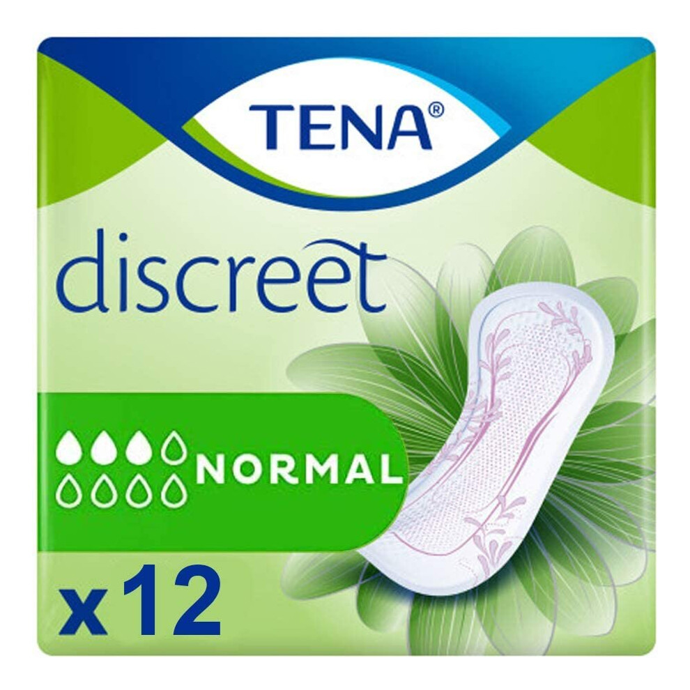 Tena Lady Discreet Incontinence Pads Normal - Duo Pack 12 x2