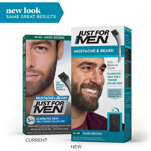 Just For Men Just For Men Bart- und Schnurrbart-Gelbürste M45 - Dunkelbraun 2