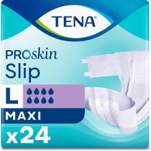 Slip-Wechsel komplett - TENA - ProSkin - Größe L (Maxi) - 24 Windeln - Mittlerer Fluss