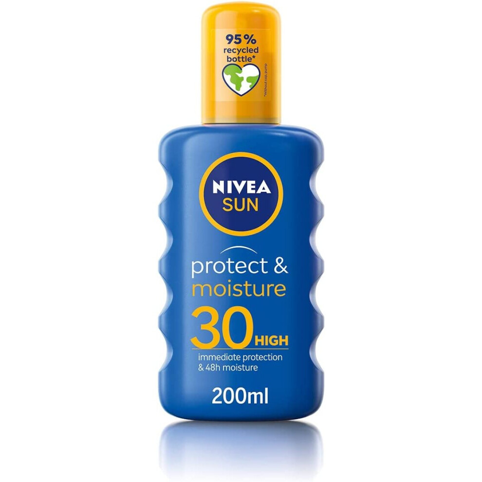 Nivea Sun Protect & Moisture Sunscreen Spray Spf30 - 200Ml