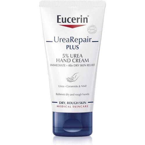 Eucerin Eucerin Urea Repair Plus Κρέμα Χεριών 5% Ουρία και Γαλακτικό για Τραχιά Χέρια - 75 ml