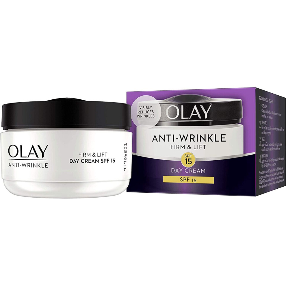 Olay Anti-Wrinkle Firm & Lift SPF15 Day Cream Niacinamide and Pro Vitamin - 50ml