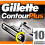 Gillette Ανταλλακτικές λεπίδες ξυραφιού Gillette Blades Contour Plus για άνδρες - Συσκευασία 10 τεμαχίων 1