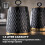 Tower Tower Empire Black Jug  Kettle, 4 Slice Toaster & Canisters Set 10