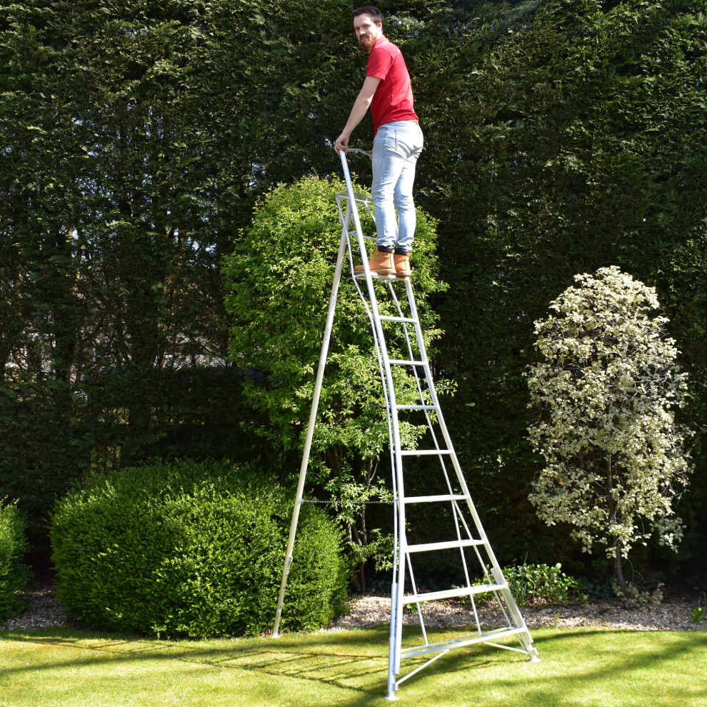 (3.6m BPS 3 Leg Trade Master Tripod) Garden Ladder Tripod - 3 Leg Height Adjustable