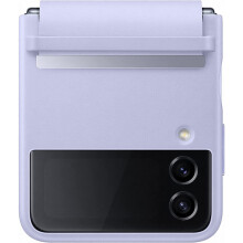 Samsung Galaxy Z Flip 4 Flap Leather Cover Serene Purple