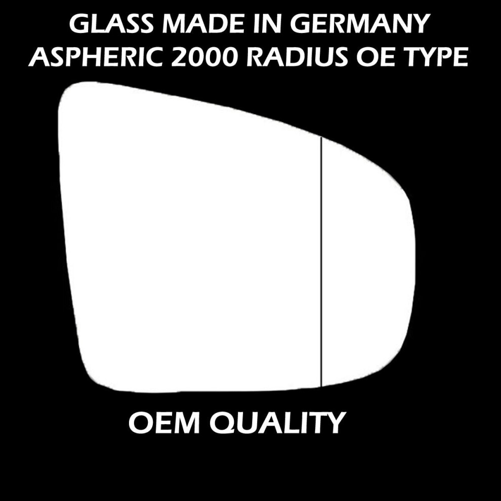 For Bmw - X5 2007 To 2013 Wing Mirror Glass Right Hand Uk Driver Side 187 Door 5051199018104
