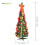 (Red / Gold) Best Artificial 6ft Pre-Lit Decorated Pop Up Christmas Tree Multi Function Timer 5