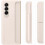 Samsung Samsung Galaxy Z Fold 4 - Housse de protection avec stylet - Sable 2