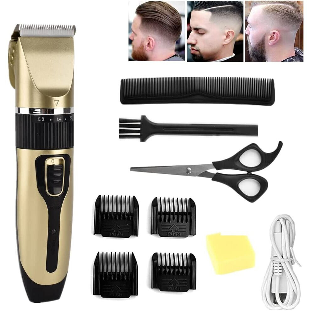 Electric Hair Clippers for Men Profesional Hair Trimmers Set Cordless Quite Hair Cutting Kit Barber Trimmer Kit for Boys Pets