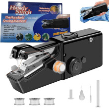 Handheld Cordless Mini Sewing Machine Hand Held Stitch Home Clothes