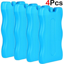(4Pcs) Freezer ice Reusable Cooler Blocks Cool Bags