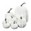 (B) 7pcs Simulation Pumpkin Halloween Fake Artificial Pumpkin Table Home Decor 1