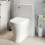Modern Bathroom Toilet WC Concealed Cistern Unit ONLY White 500mm 1