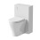 Modern Bathroom Toilet WC Concealed Cistern Unit ONLY White 500mm 3