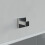 Bathroom Towel Robe Hook Holder Chrome Square Wall Mounted Stylish Modern 1