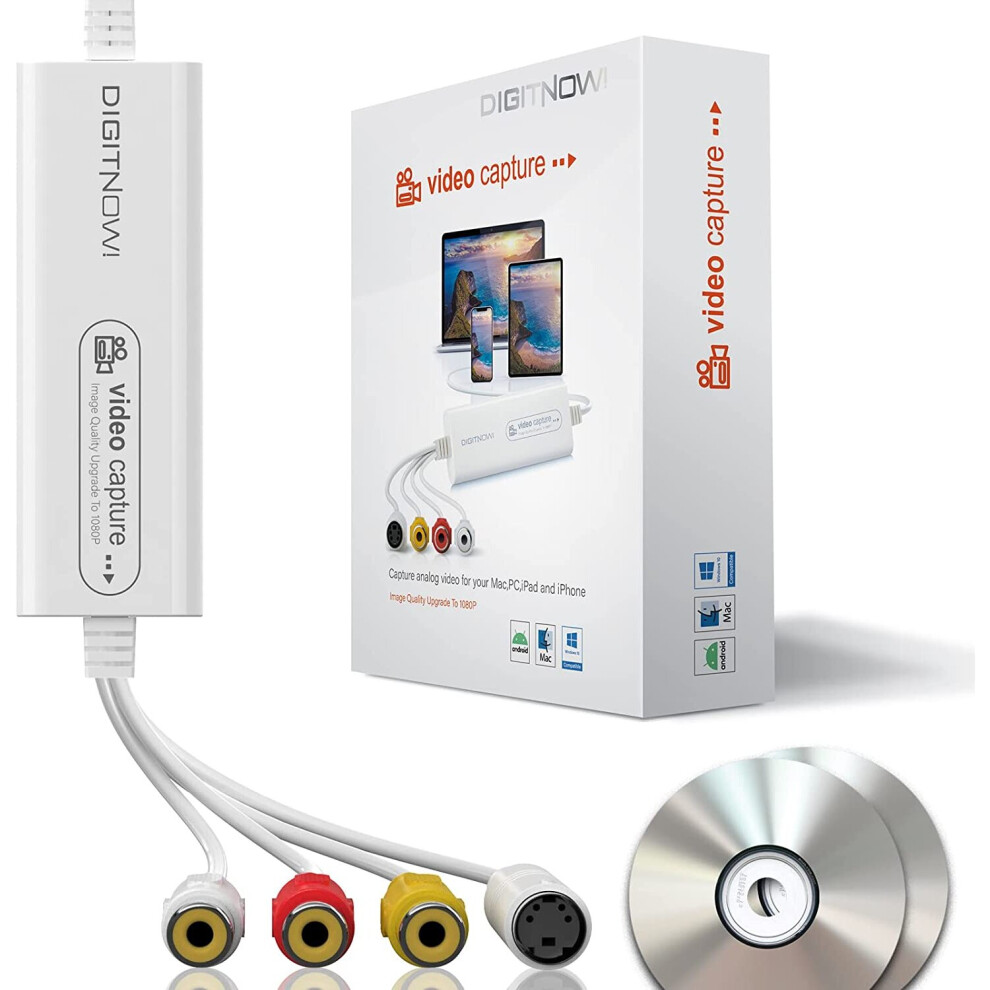 Digitnow Video Capture Card - Pro+ Version Vhs To Digital Converter 768461191773