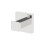 Bathroom Towel Robe Hook Holder Chrome Square Wall Mounted Stylish Modern 2