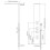 Thermostatic Shower Panel Column Tower Body Jets Twin Head Bathroom Shower Black 6