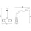 Bristan Bristan Manhatan Kitchen Sink Mixer Tap Double Lever Modern Easyfit Chrome 2
