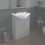 Bathroom WC Basin 650mm Compact Sink Single Tap Hole White BASIN ONLY 1