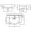 Bathroom WC Basin 650mm Compact Sink Single Tap Hole White BASIN ONLY 2