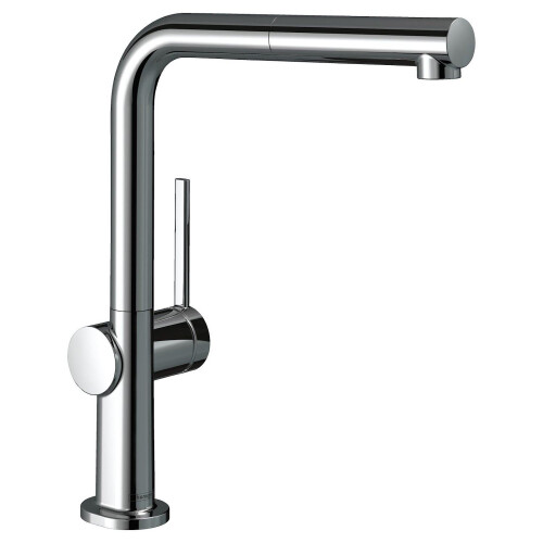 Hansgrohe Hansgrohe Talis M54 Kitchen Mixer Tap Single Lever Pull Out Spout Chrome Modern