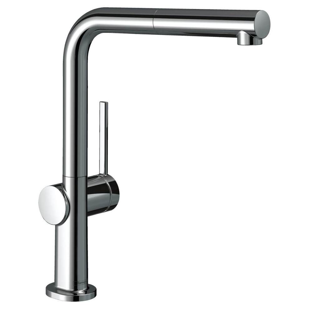 Hansgrohe Talis M54 Kitchen Mixer Tap Single Lever Pull Out Spout Chrome Modern