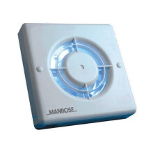 Manrose Extractor Fan Toilet Bathroom Switch Standard 4" 100mm Axial White