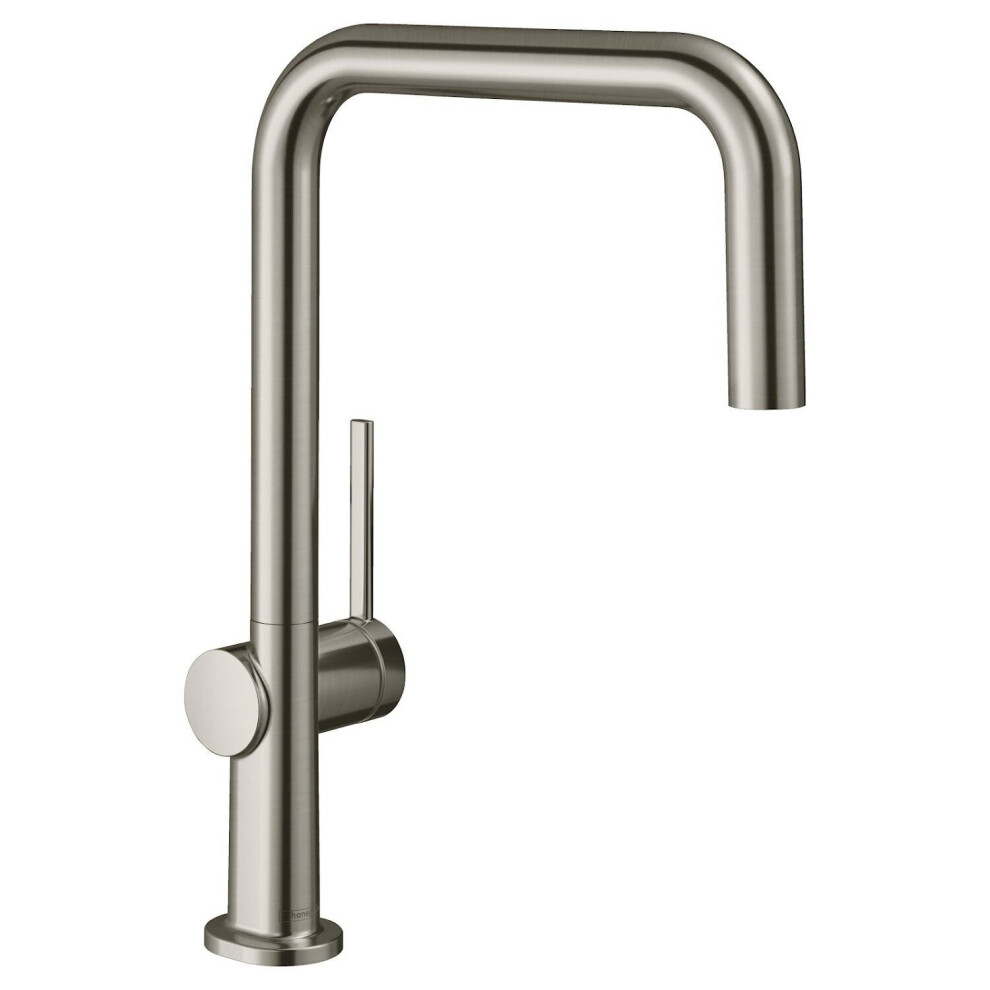 Hansgrohe Talis Kitchen Mixer Tap Single Lever Swivel Spout Stainless Steel Silver
