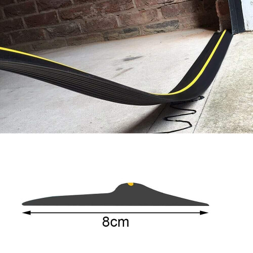 9FT Garage Door Floor Threshold Weather Heavy Duty Rubber Draught Excluder 2