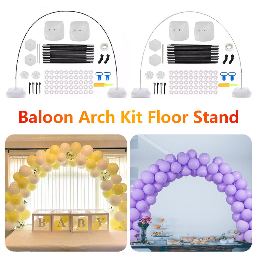 76pc Balloon Arch Column Frame Garland Adjustable Arch Stand Wedding Party Decor