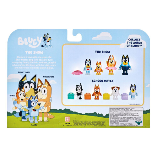 Bluey Bluey The Show 4 Figure Multipack 1