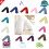 (Lemon) V Shaped pillows Back Neck Support pillow case 2