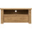 Tortilla 1 Drawer Flat Screen TV Unit Distressed Waxed Pine 5