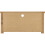Tortilla 1 Drawer Flat Screen TV Unit Distressed Waxed Pine 2
